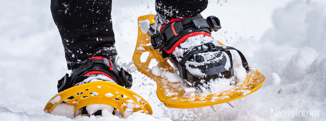 Niemilomat nature trip with snowshoes