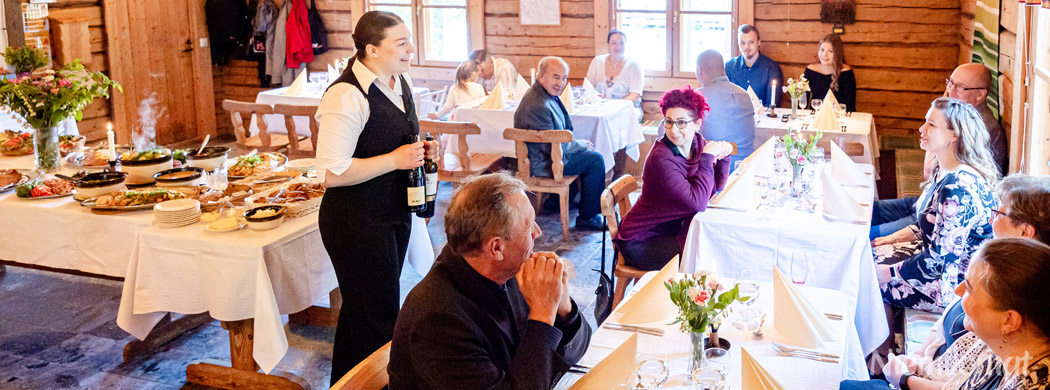 The atmospheric pre-order restaurant Vännin Ankkuri by the lake