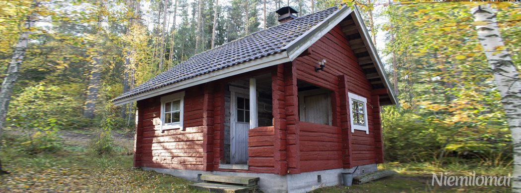 Ullan Pirtti punainen rantasauna